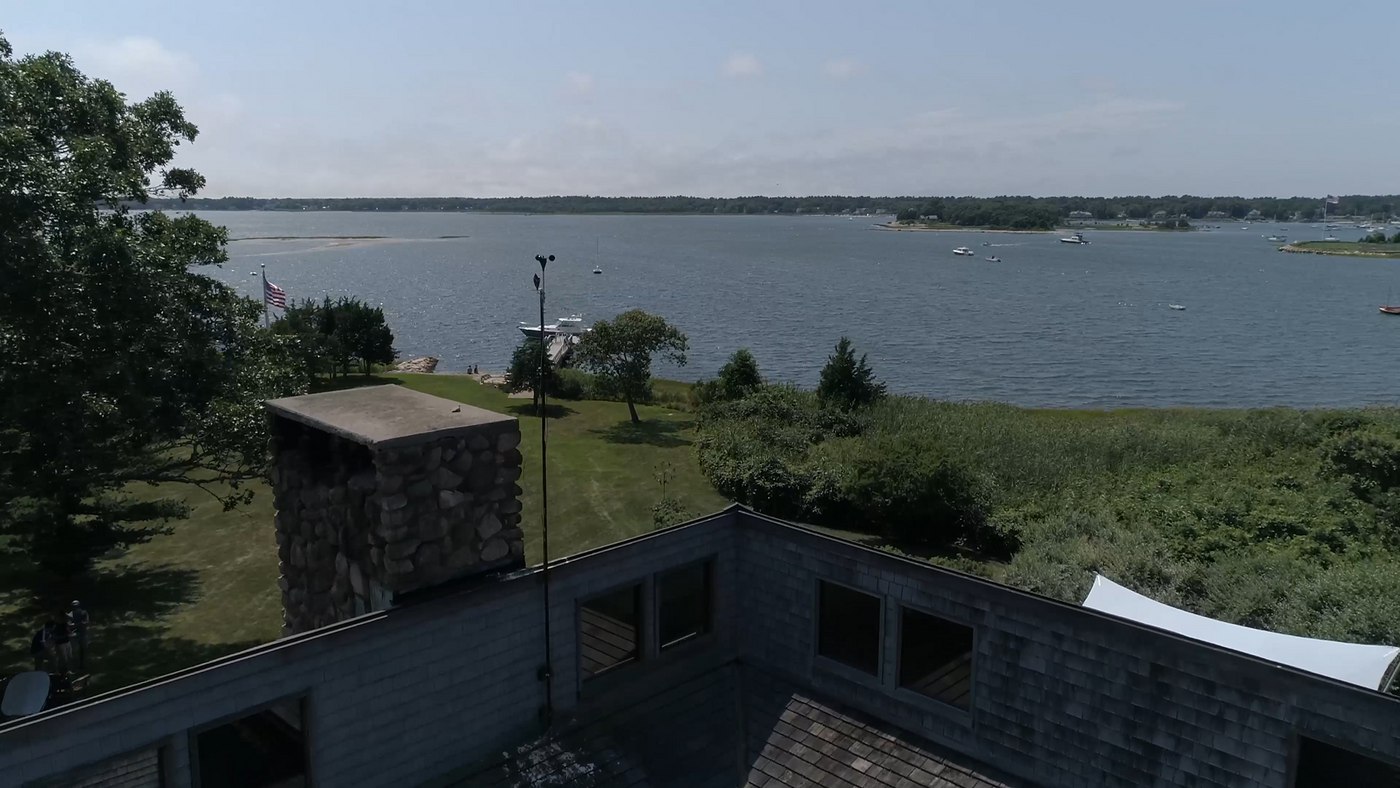 Water view at Braitmayer house