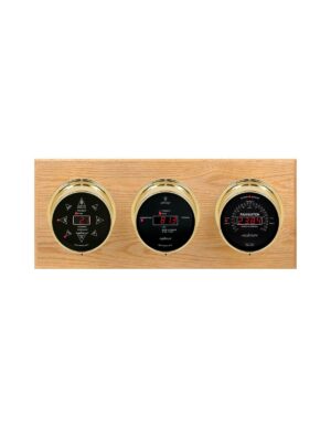 Maximum Weather Instruments Cronus Brass Wall Clock