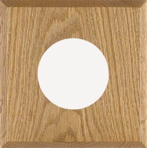 Single instrument oak wood panel