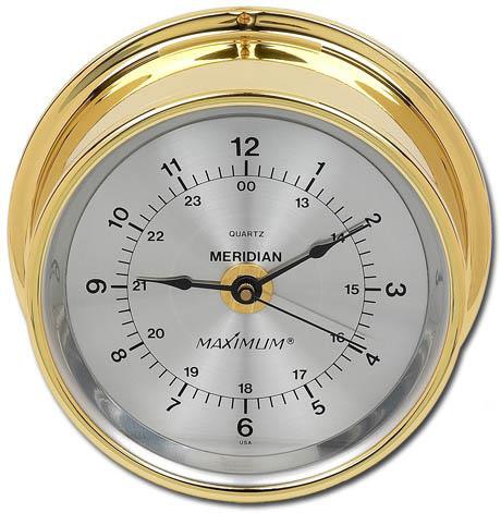 West and Company 8 Cherry Tide Clock with Convex Glass Lens