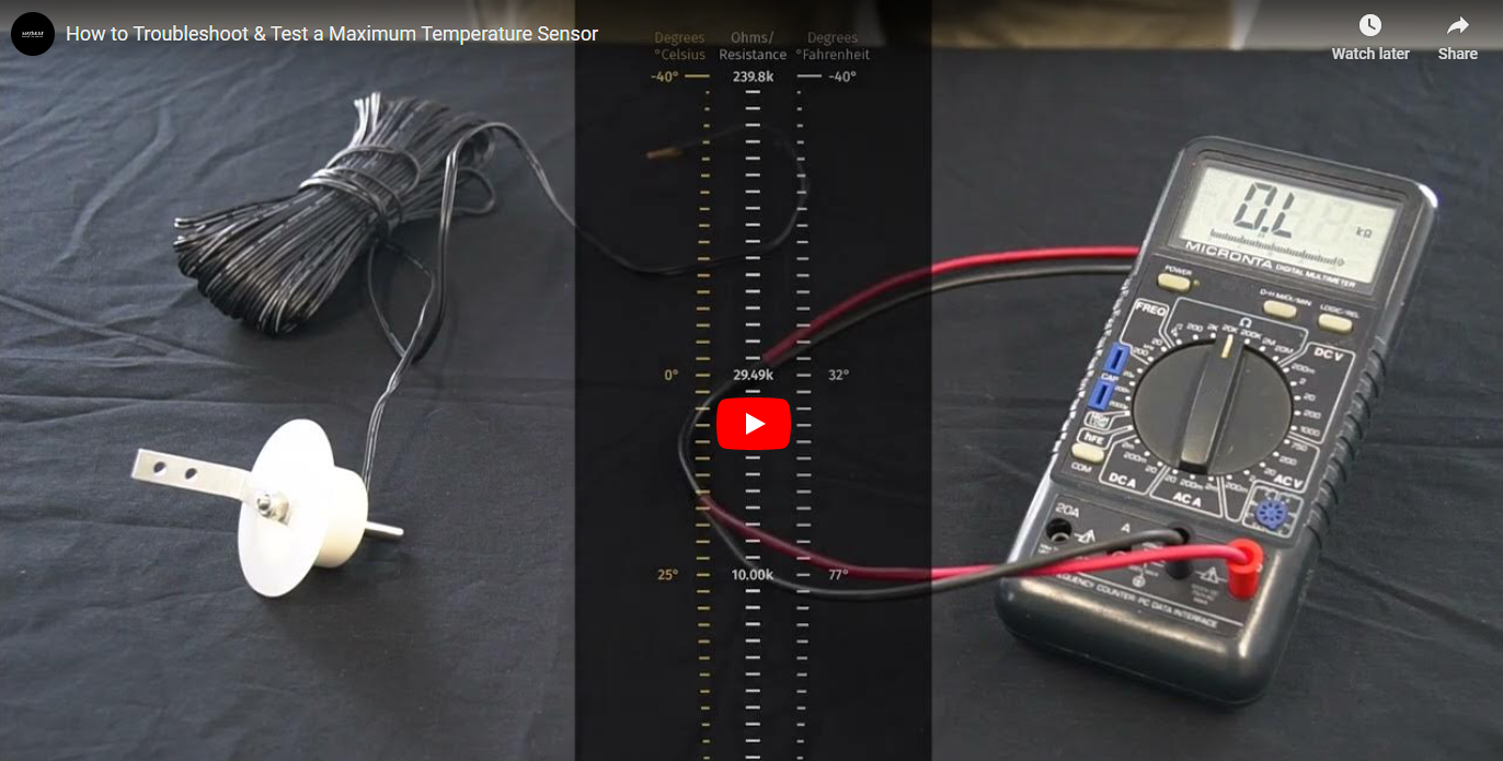 How to Troubleshoot & Test a Maximum Temperature Sensor Maximum