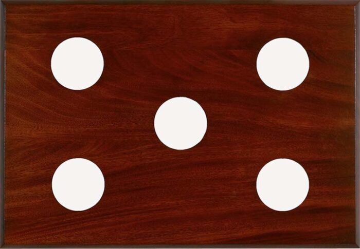 5-Instrument Mahogany Mounting Panel